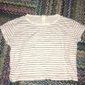 Striped crop top